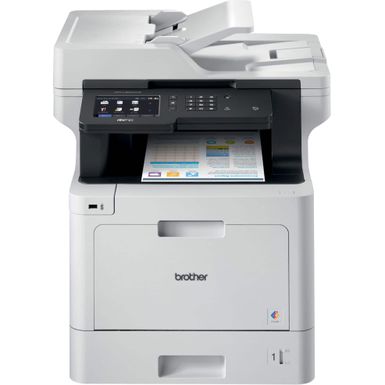 Brother - MFC-L8900CDW Wireless Color All-in-One Laser Printer - White