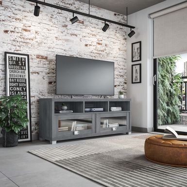 Durbin TV Stand for TVs up to 65 inches, Grey