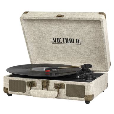 Victrola - Bluetooth Stereo Turntable - Light Beige