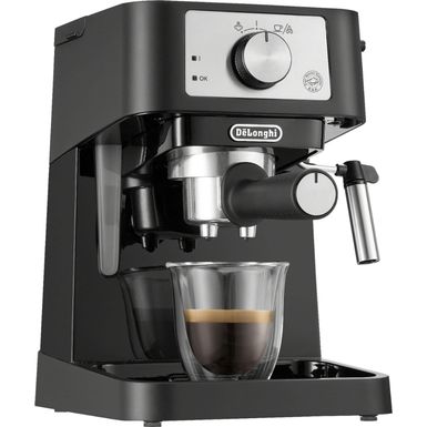 De'Longhi - Stilosa 15 Bar Pump Espresso Machine - Black and Stainless