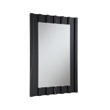 ACME Drisana Accent Mirror in Black Mirrored Finish