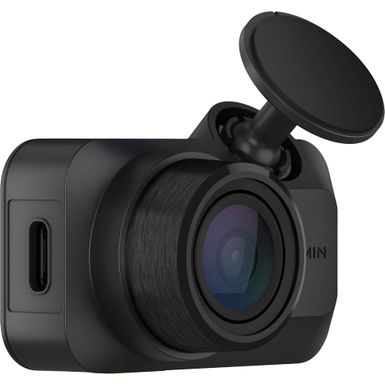 Garmin - Dash Cam Mini 3 Ultracompact 1080p Dash Cam with a 140-degree Field of View and built-in Clarity Polarizer - Black