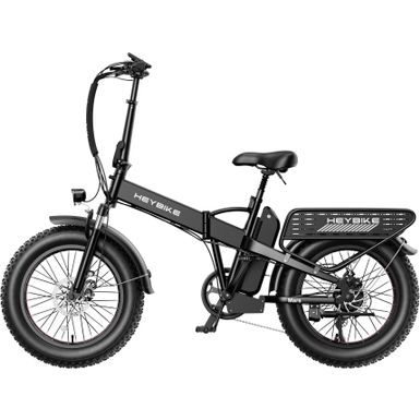 Heybike - Mars 2.0 Foldable E-bike w/ 45mi Max Operating Range  28 mph Max Speed - Black