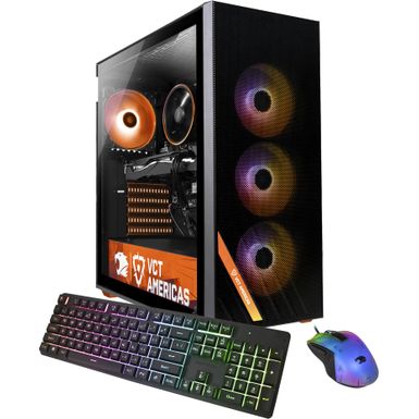 iBUYPOWER - Scale Gaming Desktop PC - VALORANT VCTA - AMD Ryzen 5 7600 - 16GB Memory - AMD Radeon RX 7600 8GB - 1TB SSD - Black