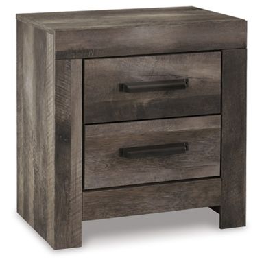 Gray Wynnlow Two Drawer Night Stand