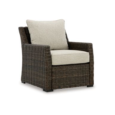 Brook Ranch Outdoor Lounge Chair with Cushion