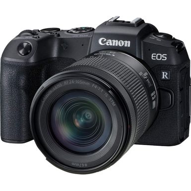 Canon - EOS RP Mirrorless Camera with RF 24-105mm f/4-7.1 IS STM Lens - Black