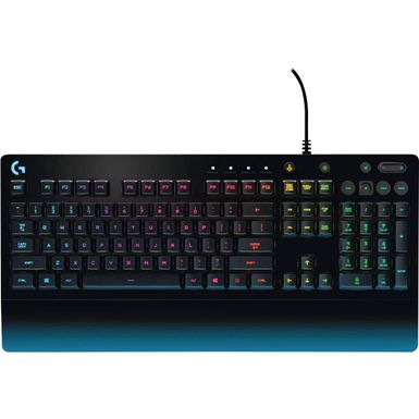 Logitech - Prodigy G213 Full-size Wired Membrane Gaming Keyboard with RGB Backlighting - Black