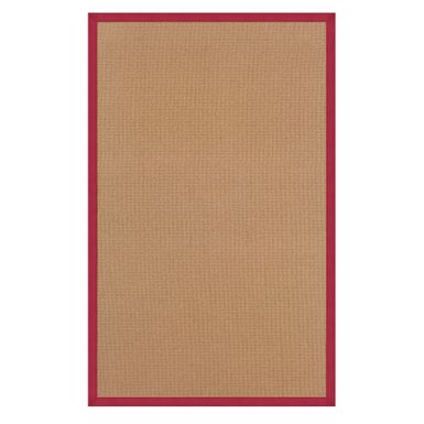 Abberly Cork And Red 8X11 Area Rug