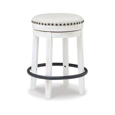 Valebeck Upholstered Swivel Stool (1/CN)