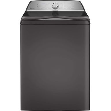 GE Profile - 5.0 Cu Ft High Efficiency Smart Top Load Washer with Smarter Wash Technology, Easier Reach & Microban Technology - Diamond Gray