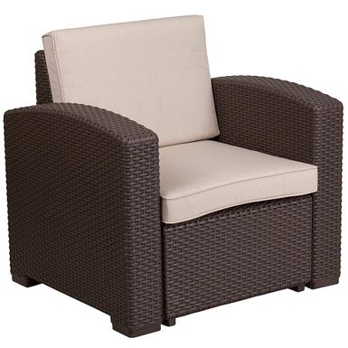 Alamont Home - Seneca Patio Lounge Chair - Chocolate Brown