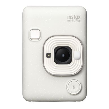 Fujifilm - INSTAX MINI LIPLAY Hybrid Instant Camera - Misty White