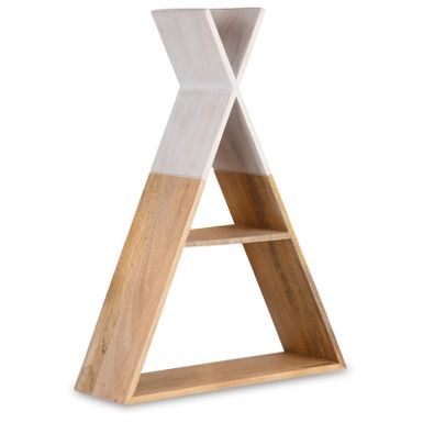 White/Natural Cadel Wall Shelf