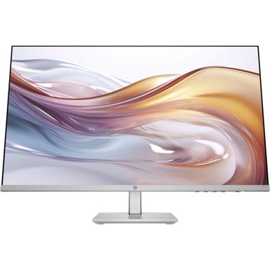 HP - 27" IPS LED FHD 100Hz Monitor with Adjustable Height (HDMI, VGA) - Silver & Black