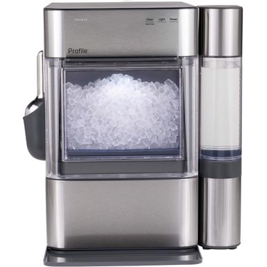 GE Profile - Opal 2.0 Ultra Nugget Ice Maker with Side Tank and Scale Inhibiting Filter - Stainless Steel