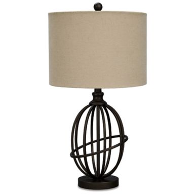 Dark Brown Manasa Metal Table Lamp (1/CN)