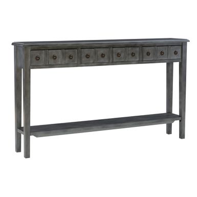 Athena Long Console Gray