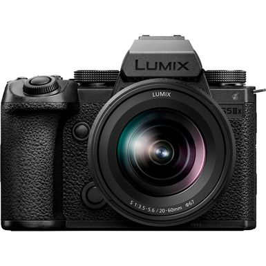 Panasonic - LUMIX S5IIX Mirrorless Full Frame Camera with 20-60mm F3.5-5.6 L Mount Lens - Black