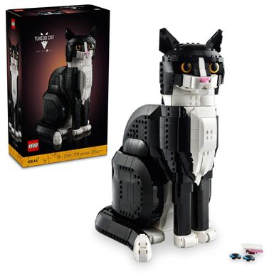 LEGO - Ideas Tuxedo Cat Gift Idea for Animal-Lovers and Home Décor 21349