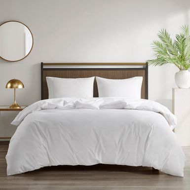 White Bed Guardian 3M Scotchgard Comforter Protector Full/Queen