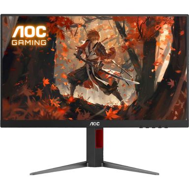 AOC - 24G4 23.8" IPS Gaming Monitor, FHD (1920x1080), 180Hz, 1ms, Freesync, HDR10 - Black/Silver/Red