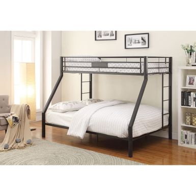 ACME Limbra Twin XL/Queen Bunk Bed, Sandy Black