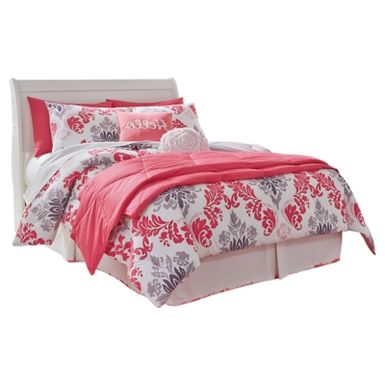 White Anarasia Full Sleigh Headboard