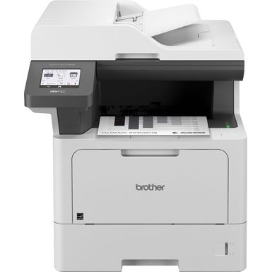 Brother - MFC-L5710DW Wireless Black-and-White All-in-One Laser Printer with Networking and Duplex Print, Scan, and Copy - Grey/Black