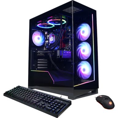 CyberPowerPC - Gamer Supreme Gaming Desktop - AMD Ryzen 7 7800X3D - 32GB Memory - NVIDIA GeForce RTX 4070 Ti SUPER 16GB - 2TB SSD - Black