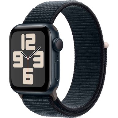 Apple Watch SE GPS 40mm Midnight Aluminum Case with Midnight Sport Loop