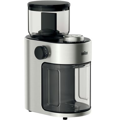 Braun - FreshSet 12-Cup Burr Coffee Grinder in Stainless Steel/Black