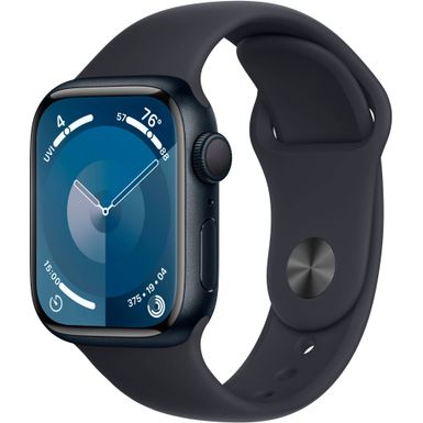 Apple Watch Series 9 GPS 45mm Midnight Aluminum Case with Midnight Sport Band - M/L