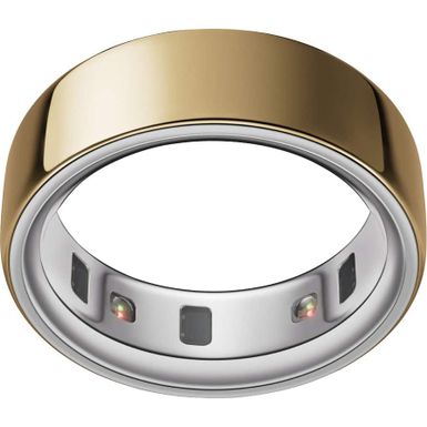 Oura Ring 4 - Smart Ring - Size Before You Buy with Oura Ring 4 Sizing Kit - Size 7 - Gold