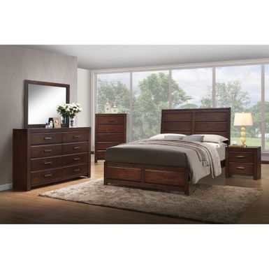 ACME Oberreit Eastern King Bed, Walnut