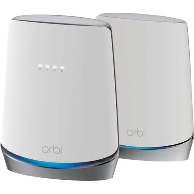 NETGEAR - Orbi AX4200 Tri-Band Mesh WiFi 6 System with 32x8 DOCSIS 3.1 Cable Modem (2-Pack) - White