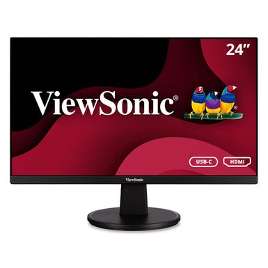 ViewSonic - VA2447-MHU 23.8" LCD FHD Monitor (DisplayPort VGA, HDMI) - Black