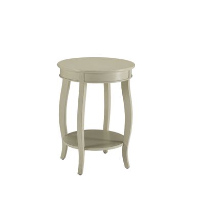 ACME Aberta Accent Table, Antique White