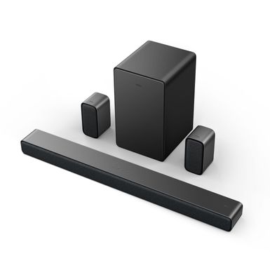 TCL - Q Class Premium 5.1 Channel Soundbar w/ Wireless Subwoofer & 2 Rear Speakers