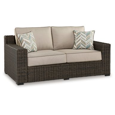 Coastline Bay Outdoor Loveseat with Cushion