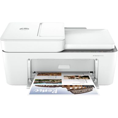 HP - DeskJet 4255e Wireless All-In-One Inkjet Printer with 3 Months of Instant Ink Included with HP+ - White