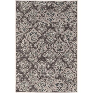 Vallen Gray And Blue 8X10 Area Rug