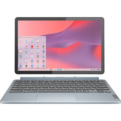 Lenovo - IdeaPad Duet 3 Chromebook 2-in-1 Laptop - 11" 2K Touchscreen - Snapdragon 7cG2 - 4G RAM - 128G eMMC - Keyboard - Misty Blue