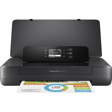 HP - OfficeJet 200 Mobile Inkjet Printer - Black