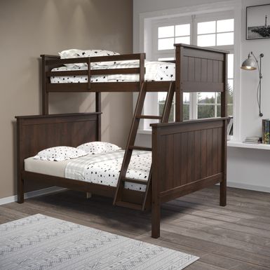 Pierlet Twin Over Full Bunk Bed Walnut