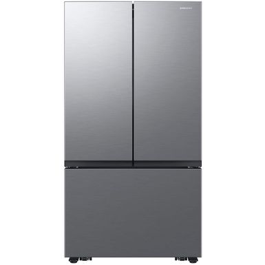 Samsung - 27 cu. ft. 3-Door French Door Counter Depth Smart Refrigerator with Dual Auto Ice Maker - Fingerprint Resistant Stainless Look