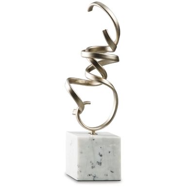 Champagne/White Pallaton Sculpture