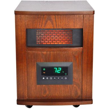 Lifesmart 6 Element Wood Cabinet Infrared Heater