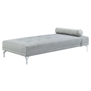 ACME Quenti Sofa Bed w/Pillow, Gray Melange Velvet