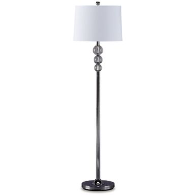 Clear/Chrome Finish Joaquin Crystal Floor Lamp (1/CN)